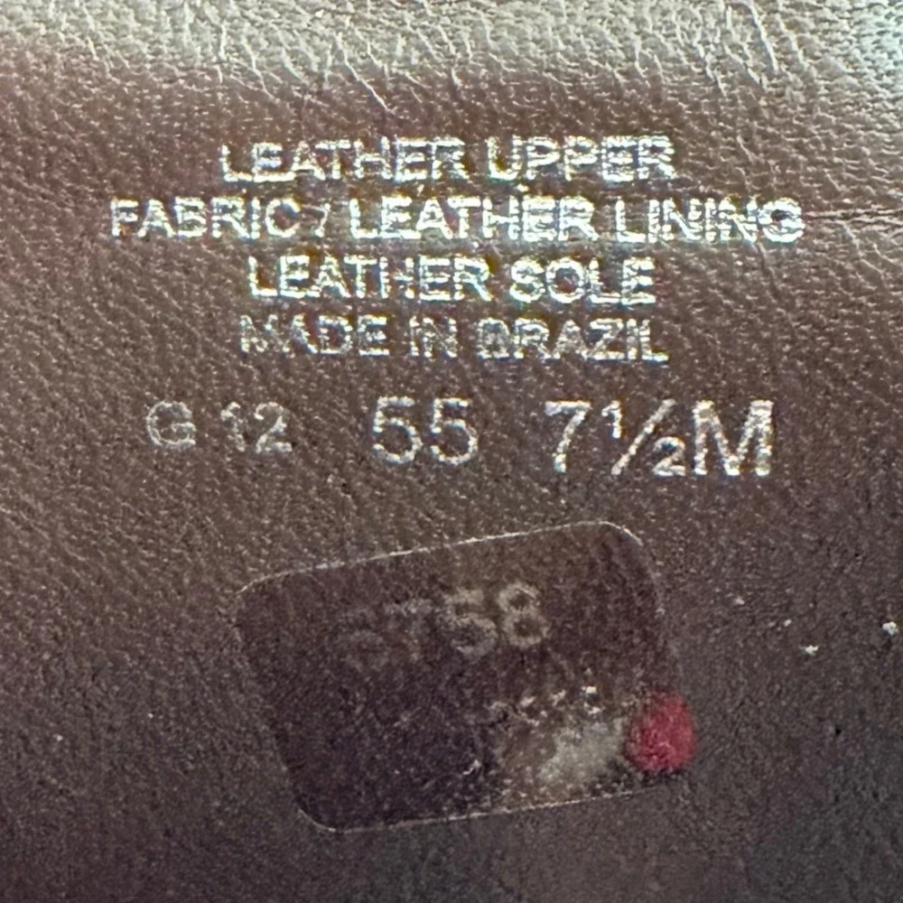 Tory Burch Jess Dark Brown Leather Knee High Riding Boots Gold‎ Horsebit 7.5M